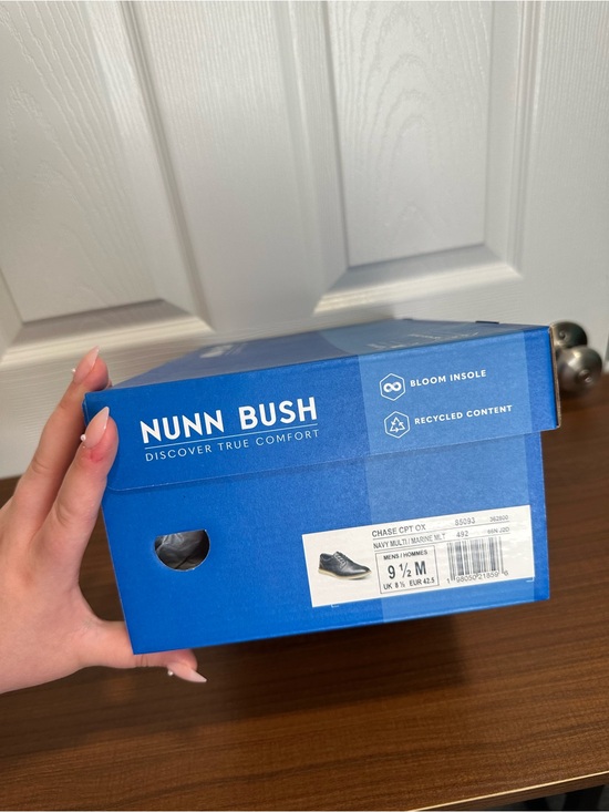 Nuun Bush Black Casual Lace-Up Dress Shoes - Dark Navy Men’s Size 9.5 main image 7